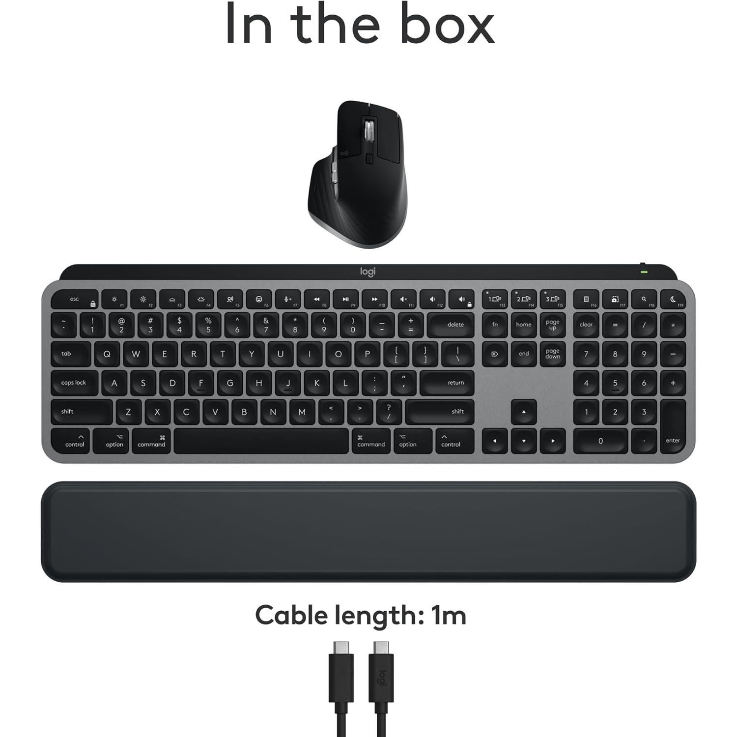 Combo Teclado y Ratón Inalámbricos Logitech MX Keys S Mac