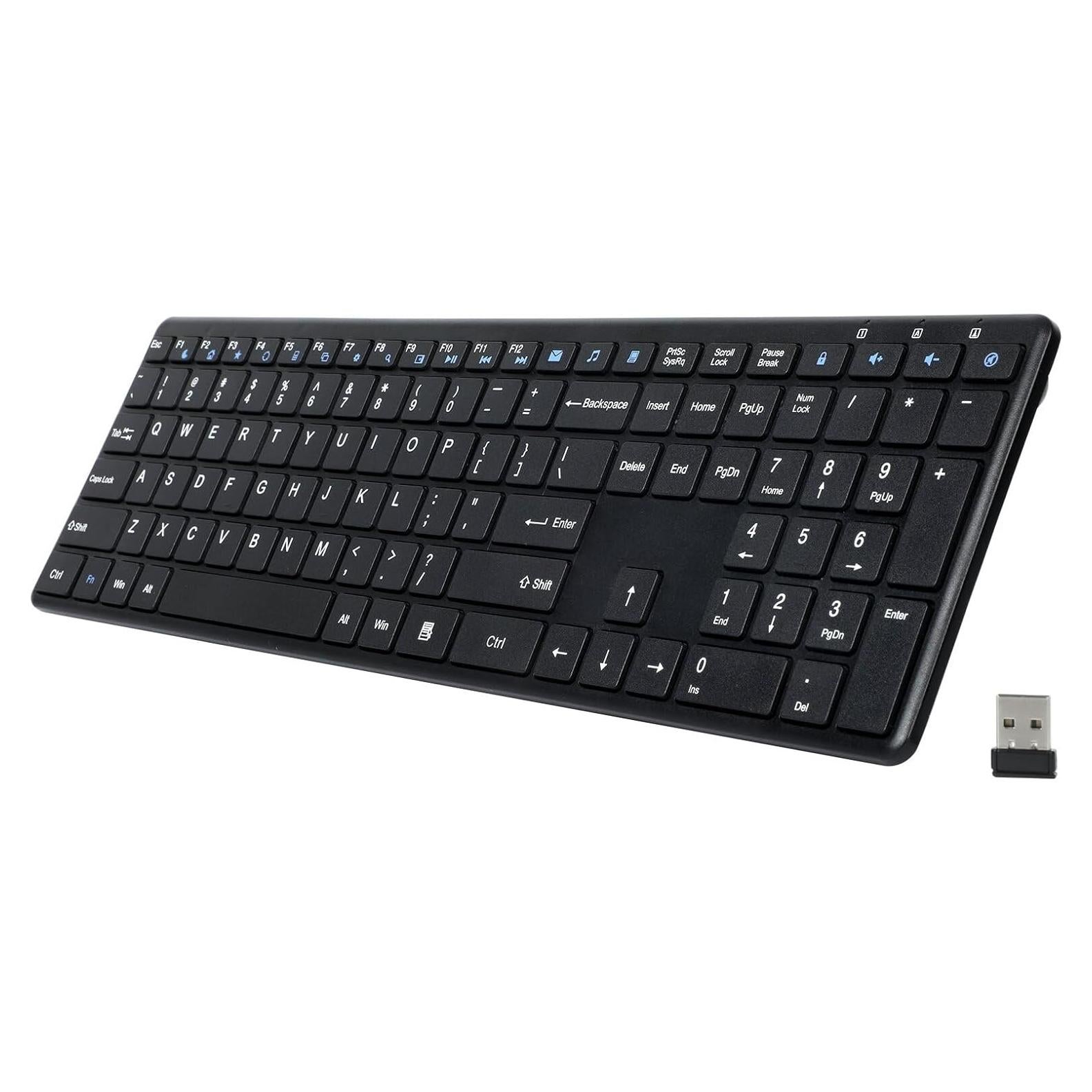 Teclado Inalámbrico INFINMIND K913 Ultra Delgado USB Silencioso
