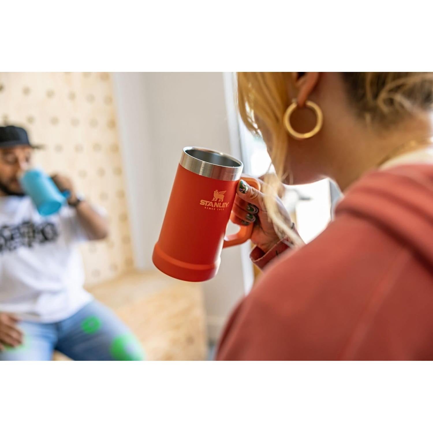 Taza de Cerveza Stanley Adventure 710 ml Aislada Tigerlily