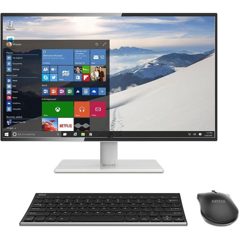 Teclado y Ratón Inalámbricos Arteck HW086/MW162 Ergonómico