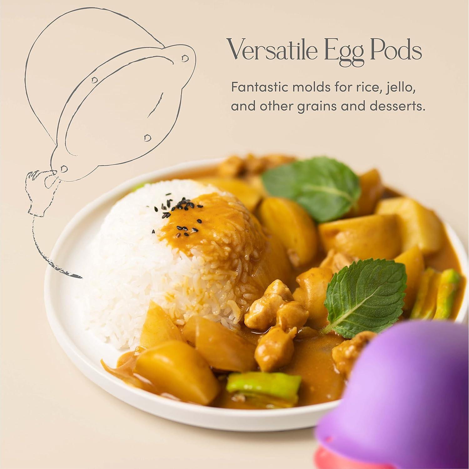 Set de 4 Tazas para Huevo Escalfado Kitzini Antiadherente