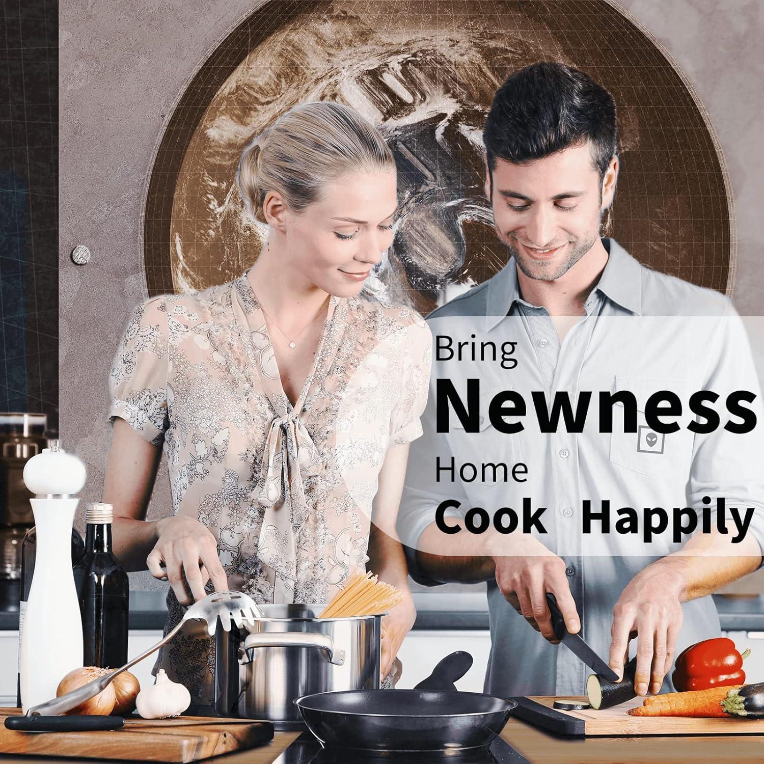 Servidor de Espagueti Newness 36.3 cm Acero Inoxidable Ergonómico