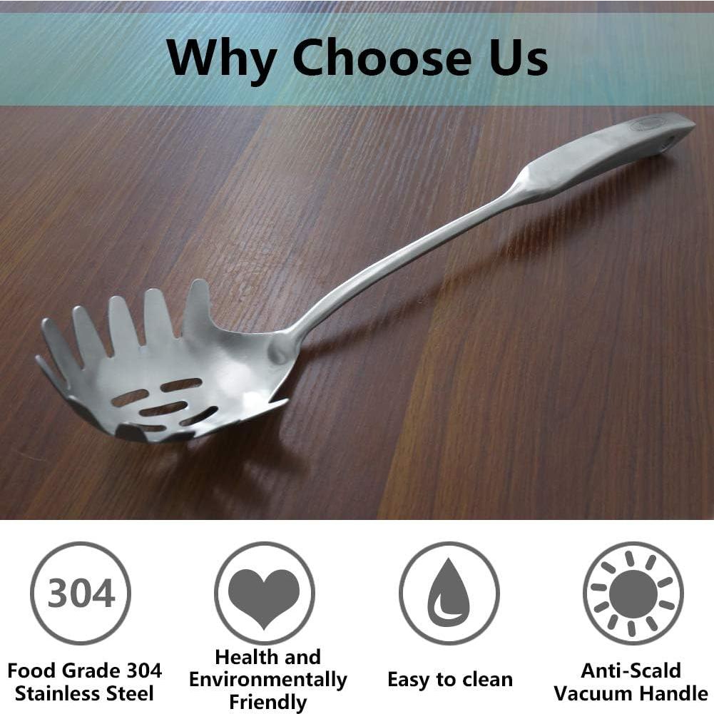 Servidor de Espagueti Newness 36.3 cm Acero Inoxidable Ergonómico