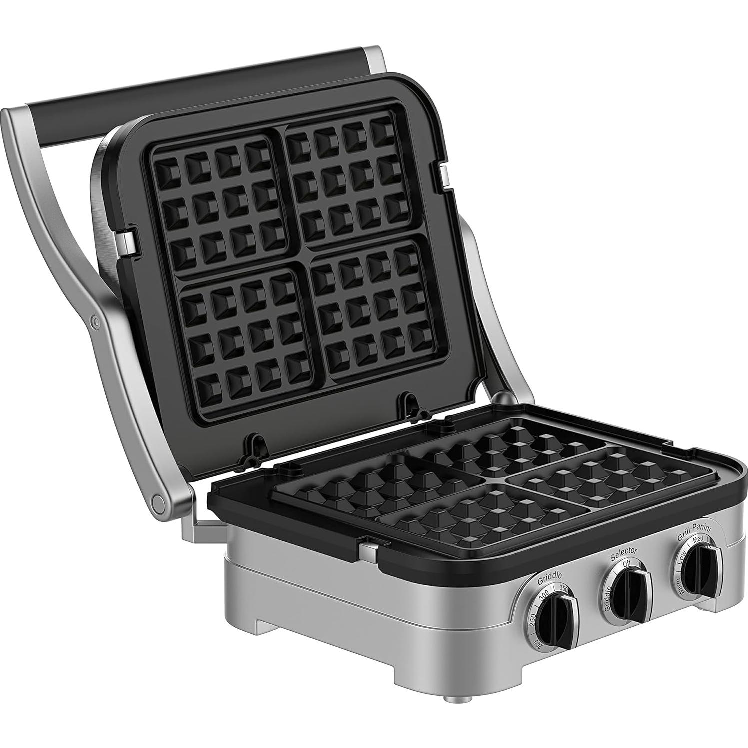 Placas de Waffle GVODE para Cuisinart GR-4N y GR-5B