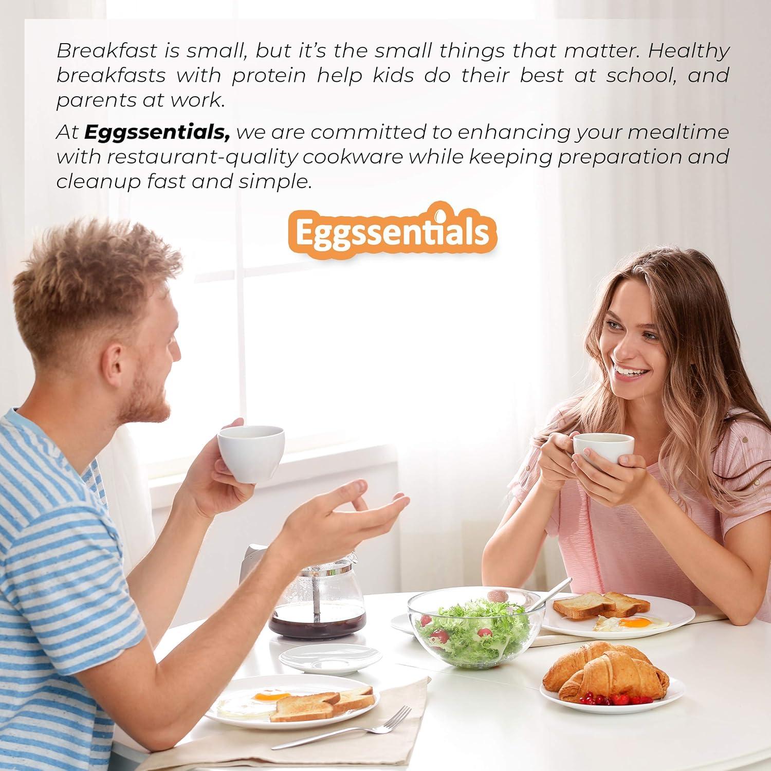 Sartén Antiadherente Eggssentials 6 Tazas 25,4 cm