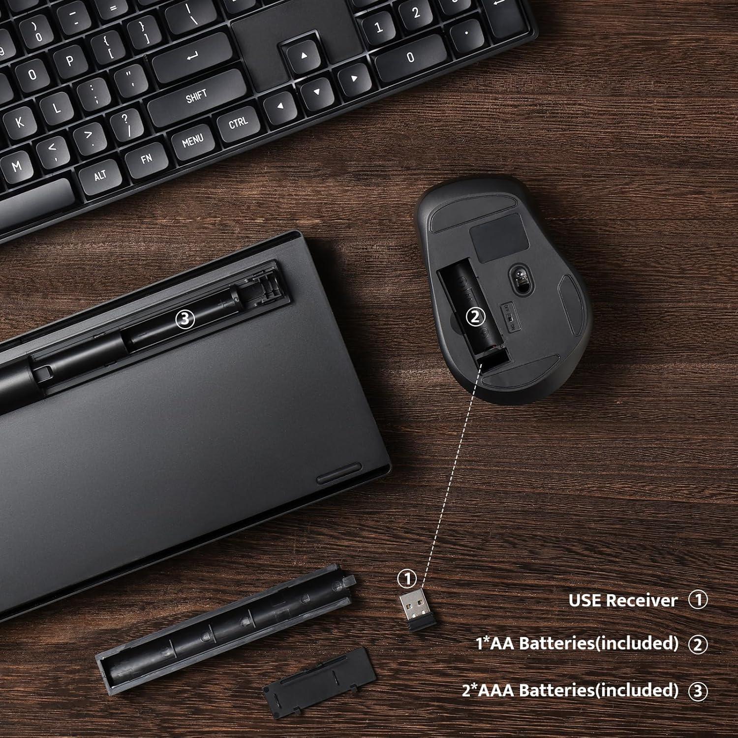 Combo Teclado y Ratón Mecánico Inalámbrico darkFlash GK104