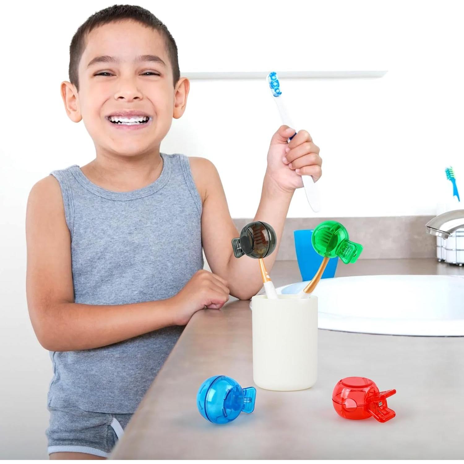 Paquete de 4 Cubiertas de Cabeza de Cepillo de Dientes