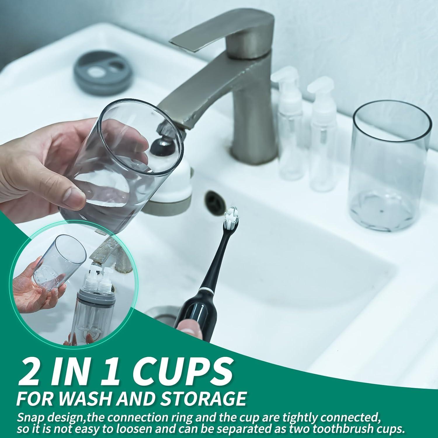 Estuche de viaje para cepillos de dientes MELEKO 20,3 cm