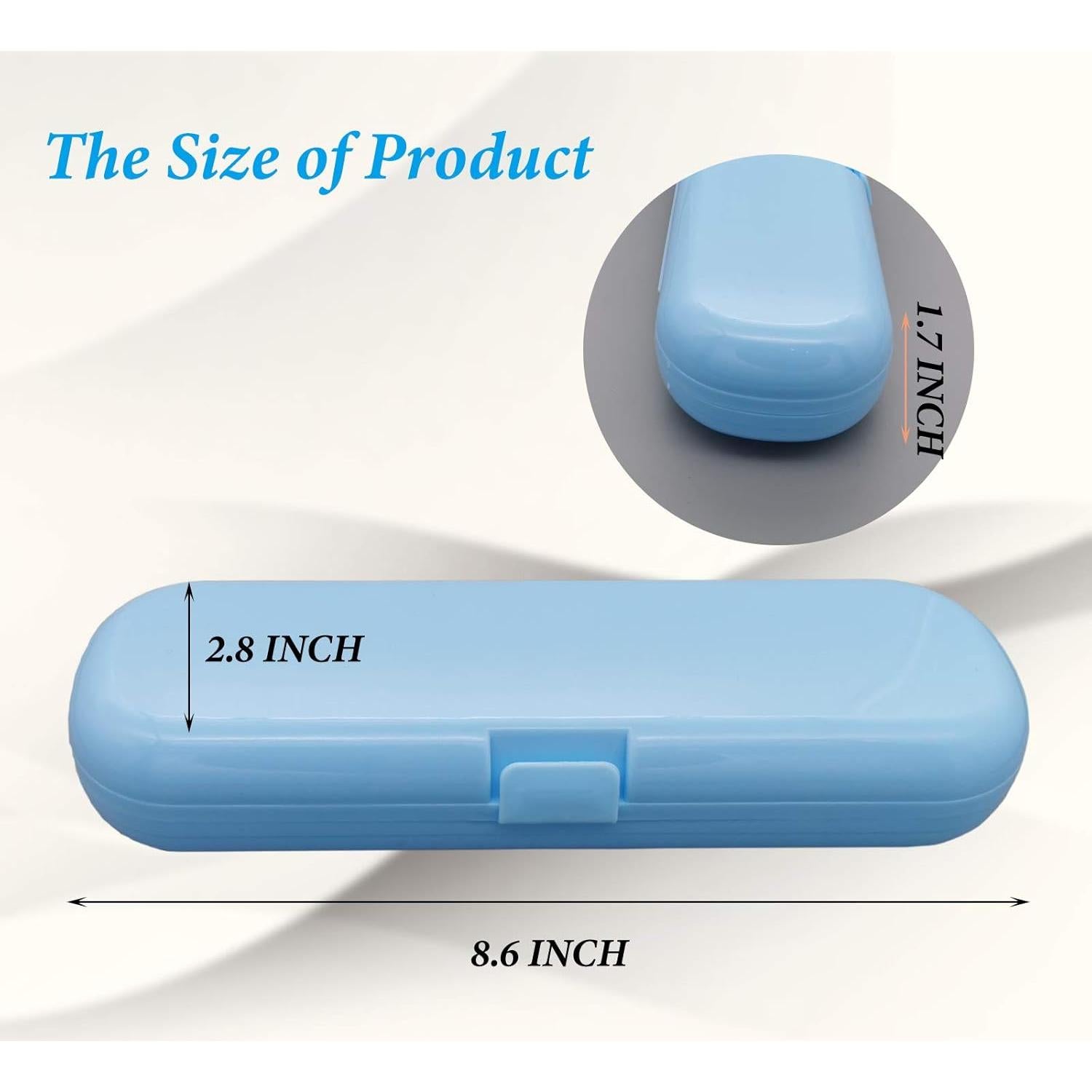 Estuche de Viaje para Cepillo Eléctrico Hovesty Azul y Blanco