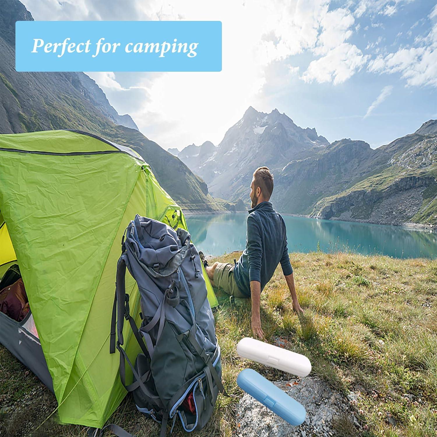 Estuche de Viaje para Cepillo Eléctrico Hovesty Azul y Blanco