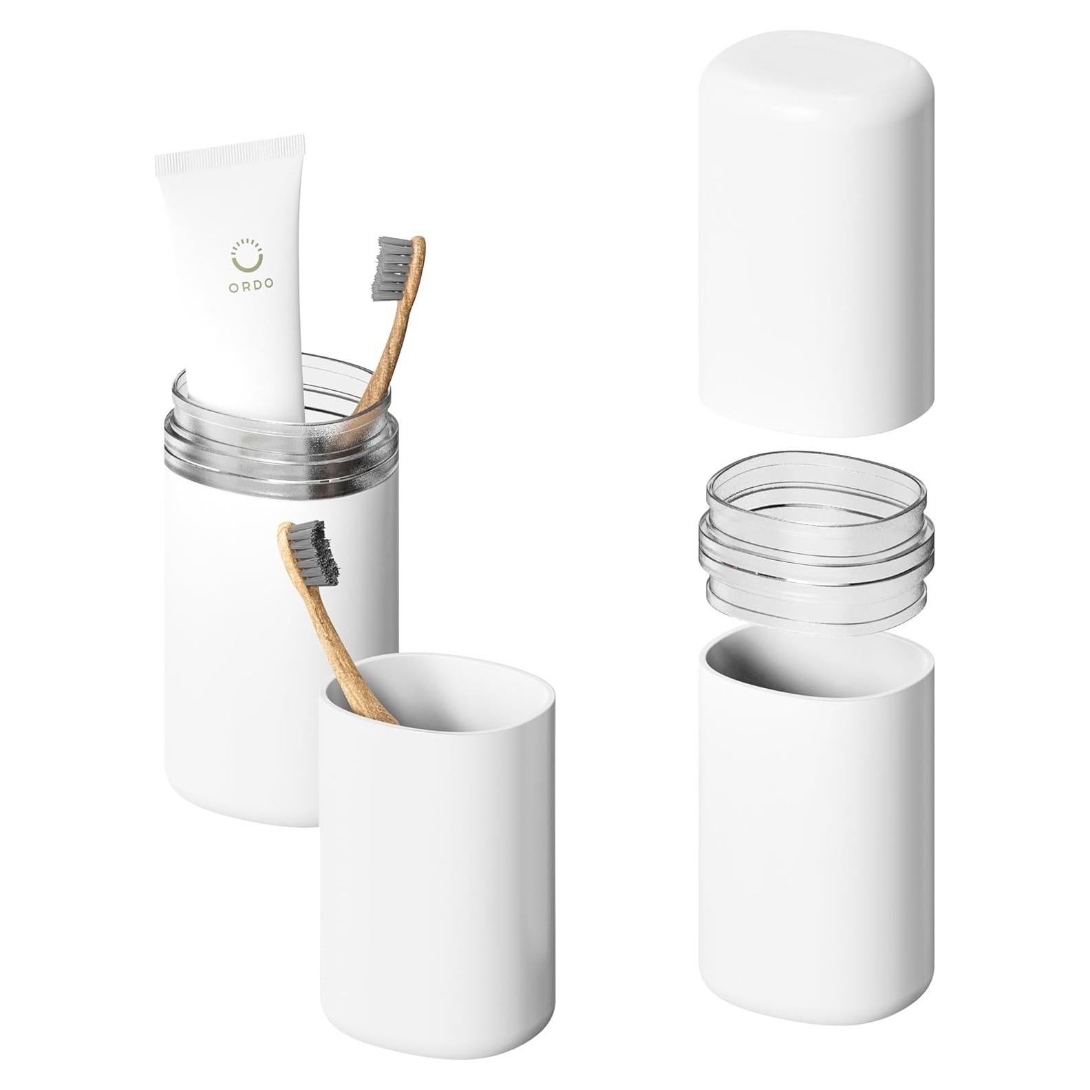 Estuche Portátil para Cepillo de Dientes Baluca - Blanco