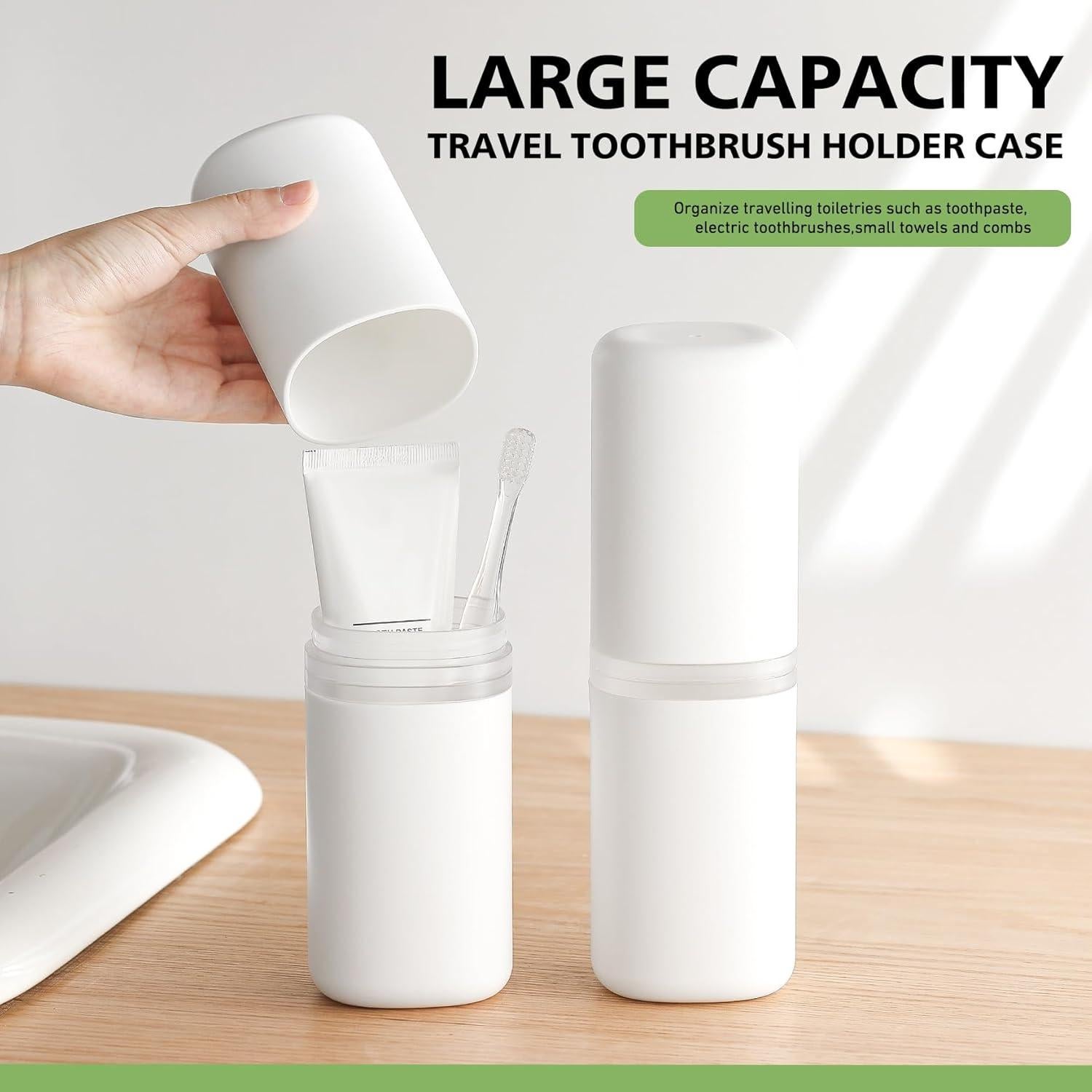Estuche Portátil para Cepillo de Dientes Baluca - Blanco