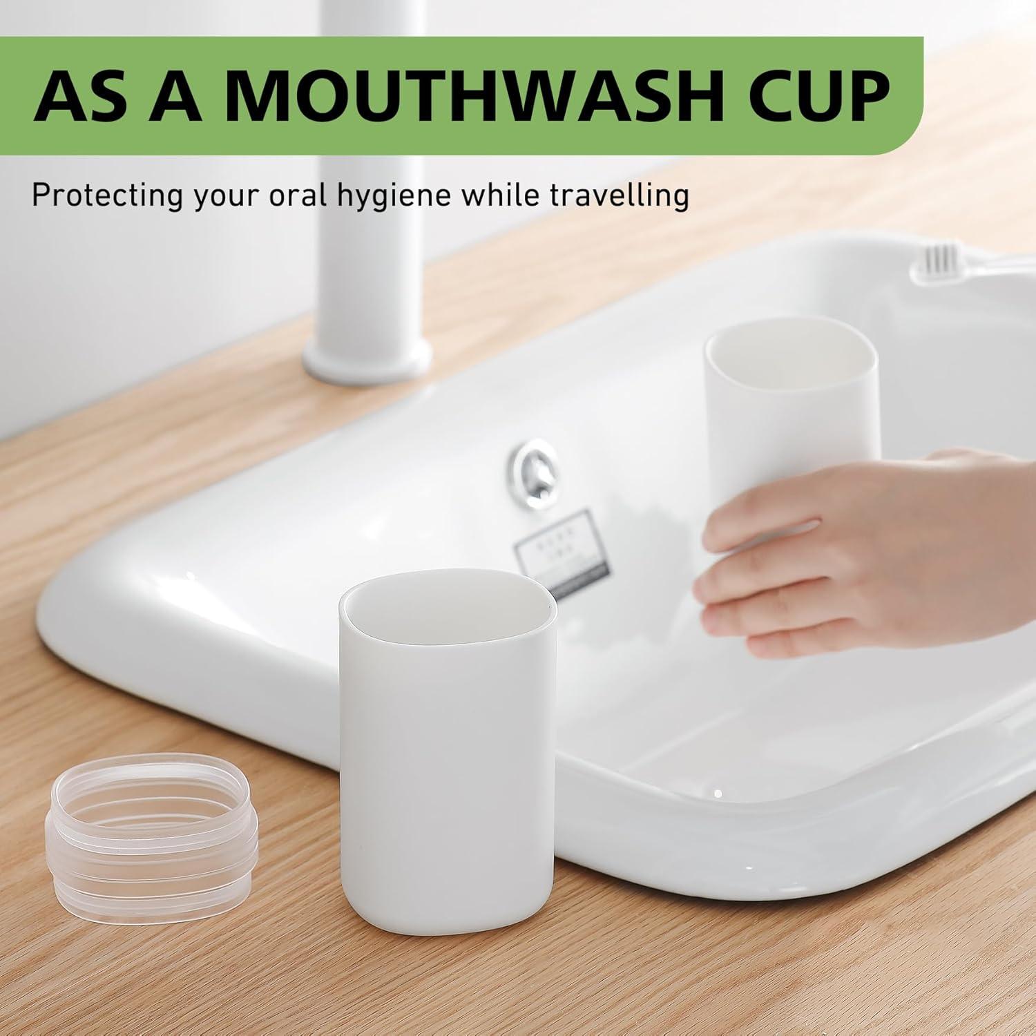 Estuche Portátil para Cepillo de Dientes Baluca - Blanco