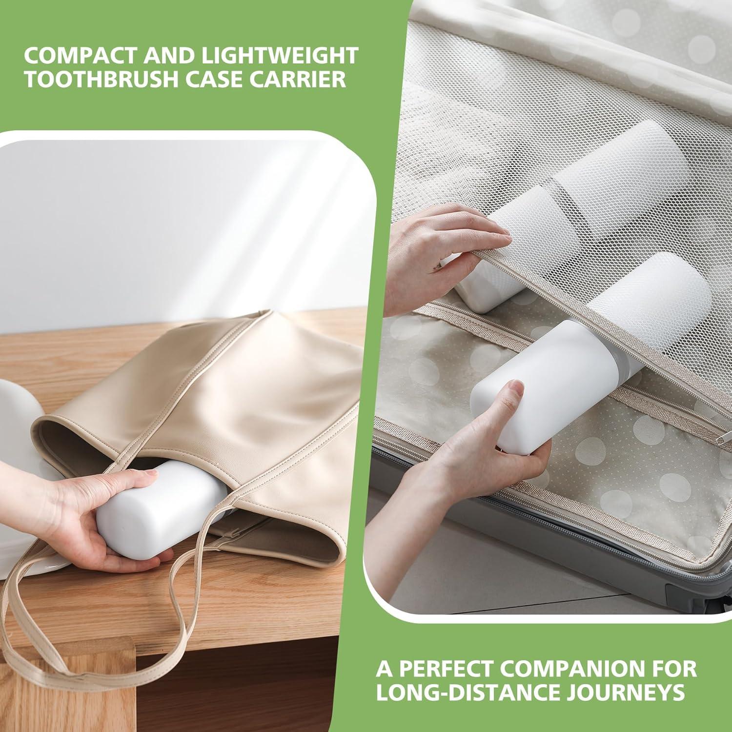 Estuche Portátil para Cepillo de Dientes Baluca - Blanco