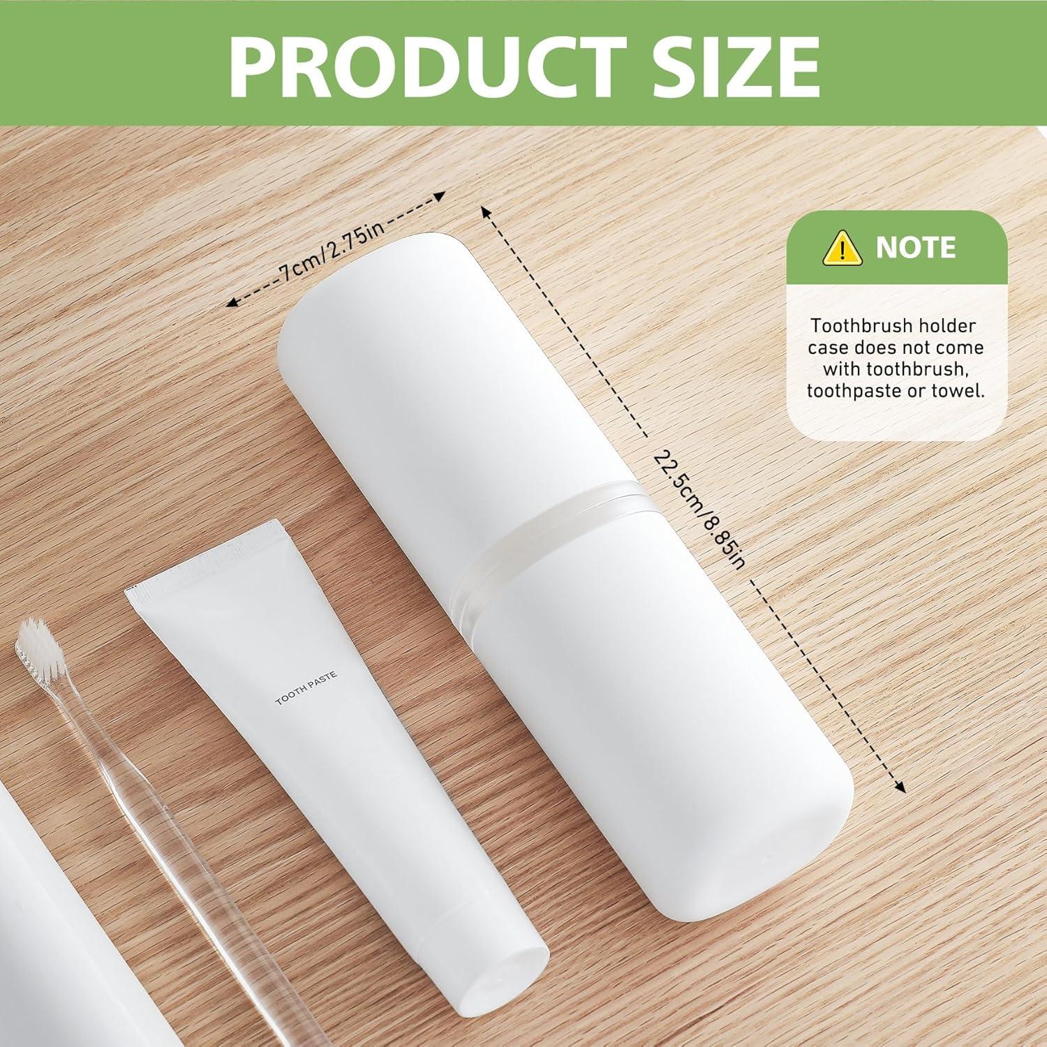 Estuche Portátil para Cepillo de Dientes Baluca - Blanco