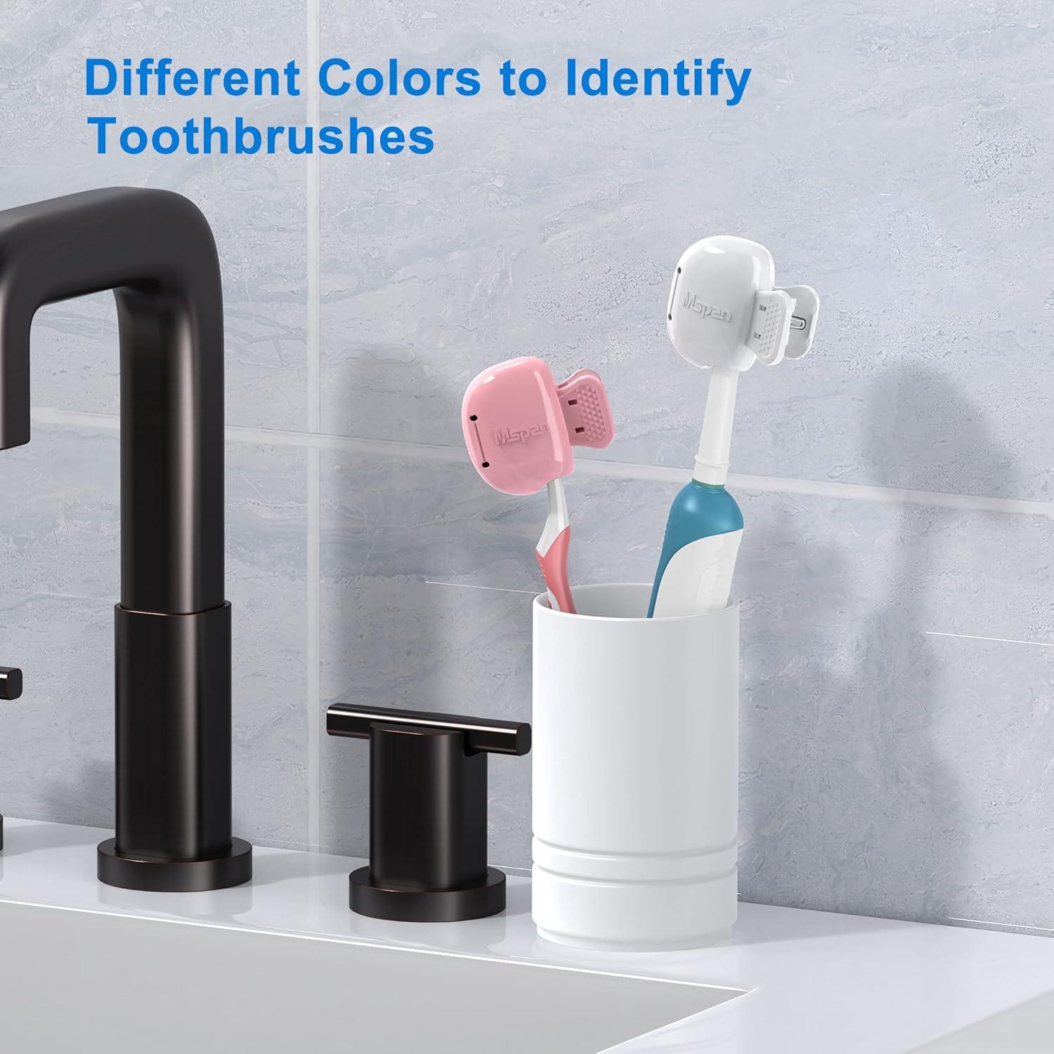 Cubierta de Cepillo de Dientes Mspan - Funda de Viaje 2 Piezas