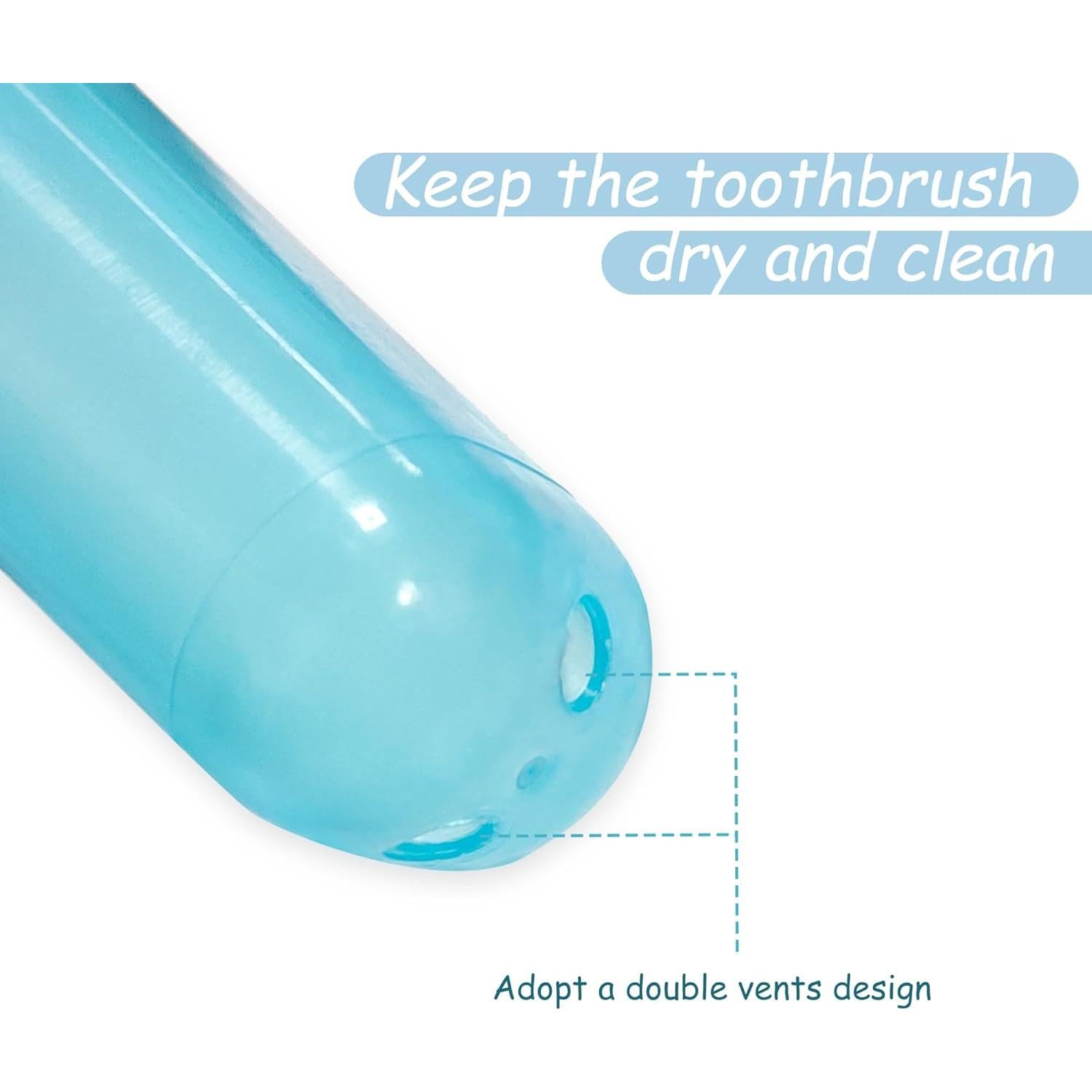 Estuche de Almacenamiento para Cepillos de Dientes Quacc 4 PCS