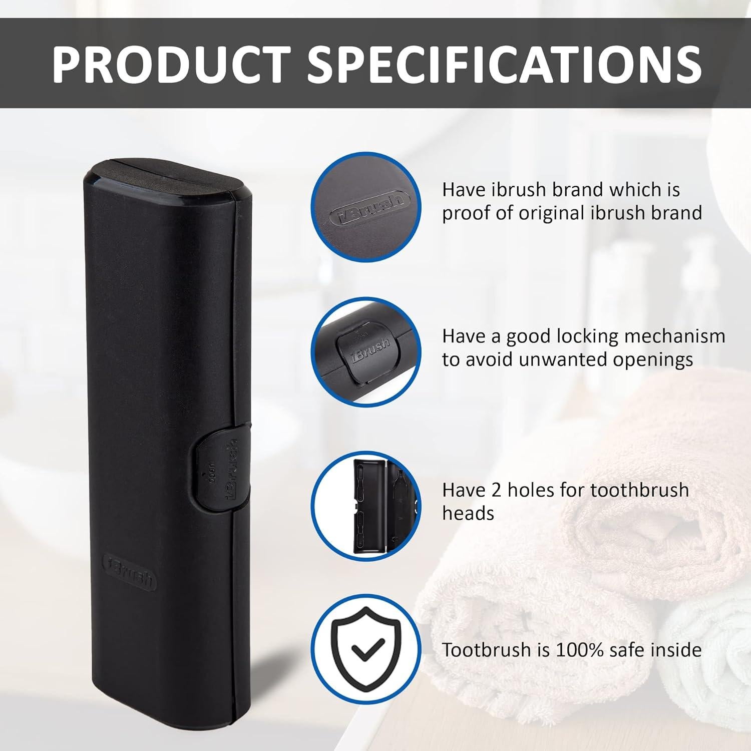 Funda de Cepillo de Dientes Eléctrico Oral-B Negro