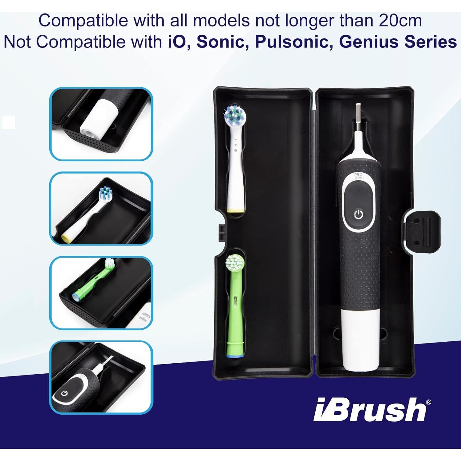 Funda de Cepillo de Dientes Eléctrico Oral-B Negro