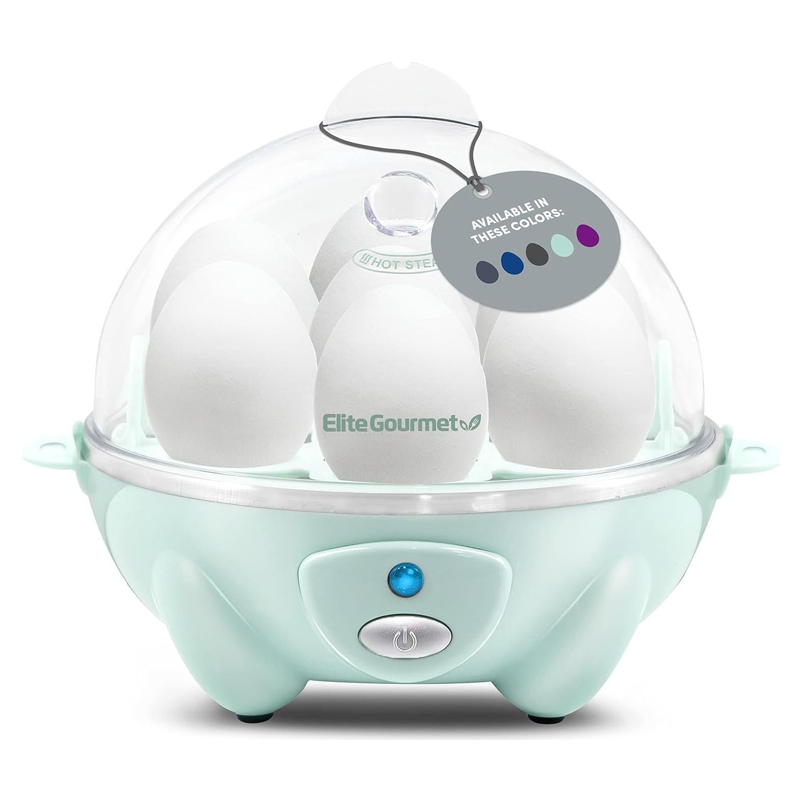 Cocinero de Huevos Eléctrico Elite Gourmet 7 Huevos Menta