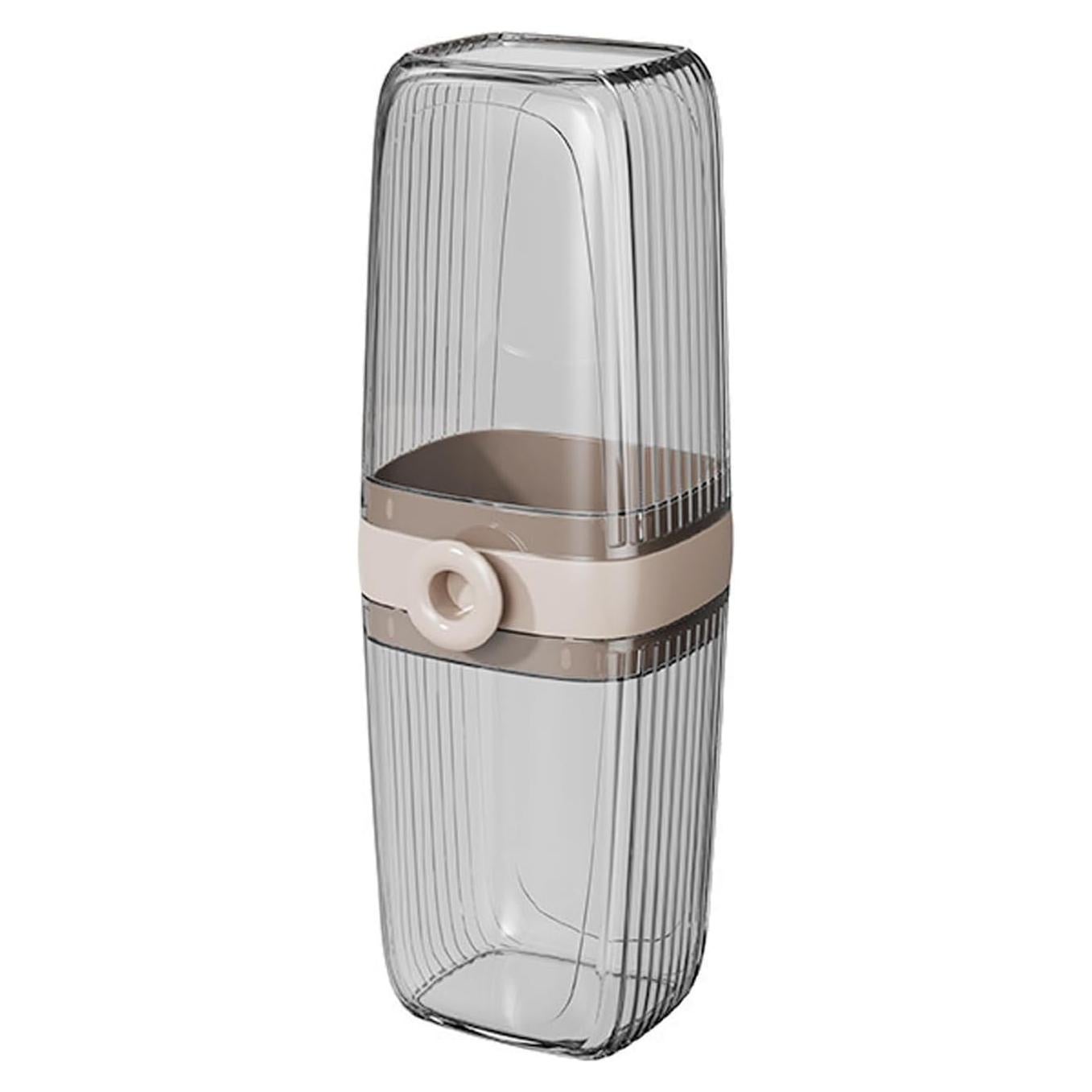 Estuche de Cepillo de Dientes de Viaje XQINQZ TTC-123 Gris