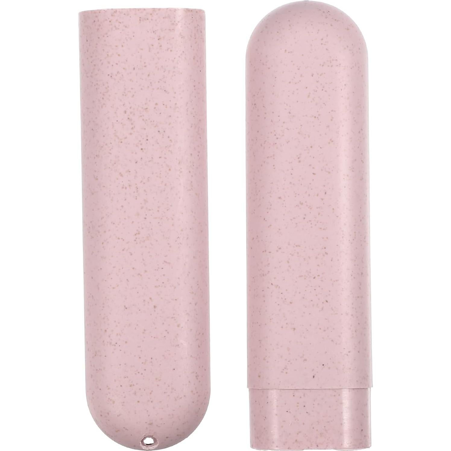 Estuches para Cepillos de Dientes VOCOSTE 2 Piezas Rosa Beige