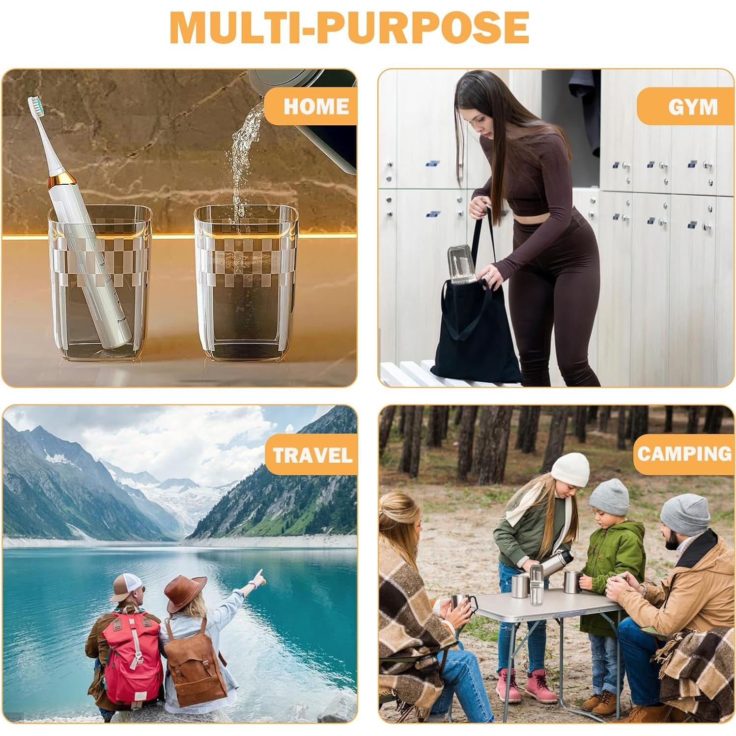 Estuche de Viaje EOREA para Cepillo de Dientes Negro