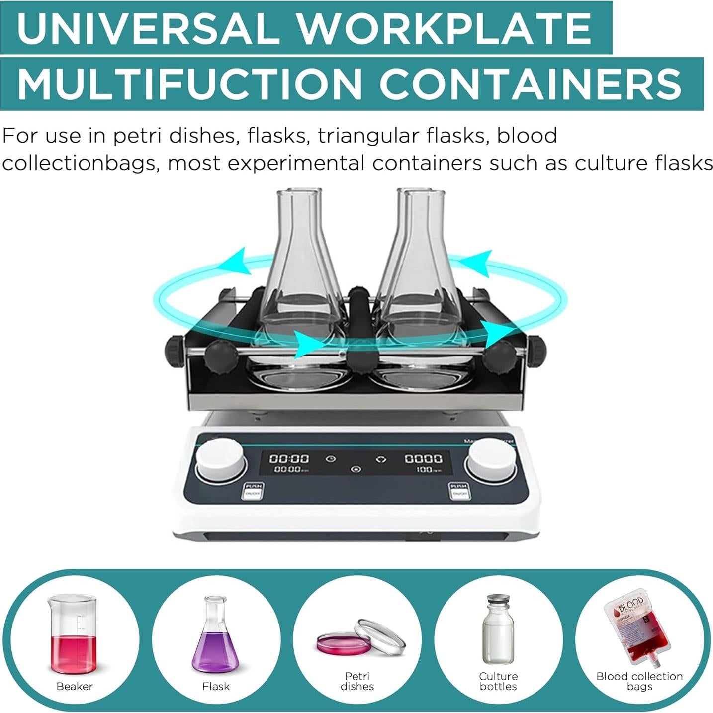 Mezclador Orbital Digital T-stereo OS-20PRO 25.1cm 2kg
