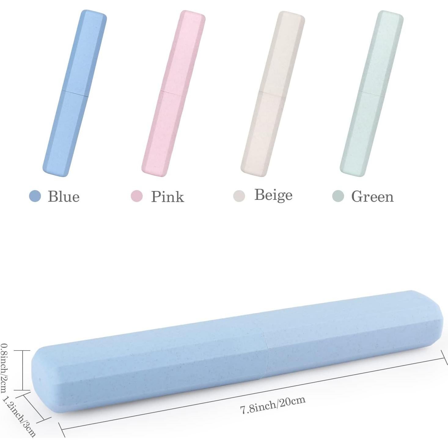 Estuche de Cepillo de Dientes Hooqict 4 Piezas Viaje