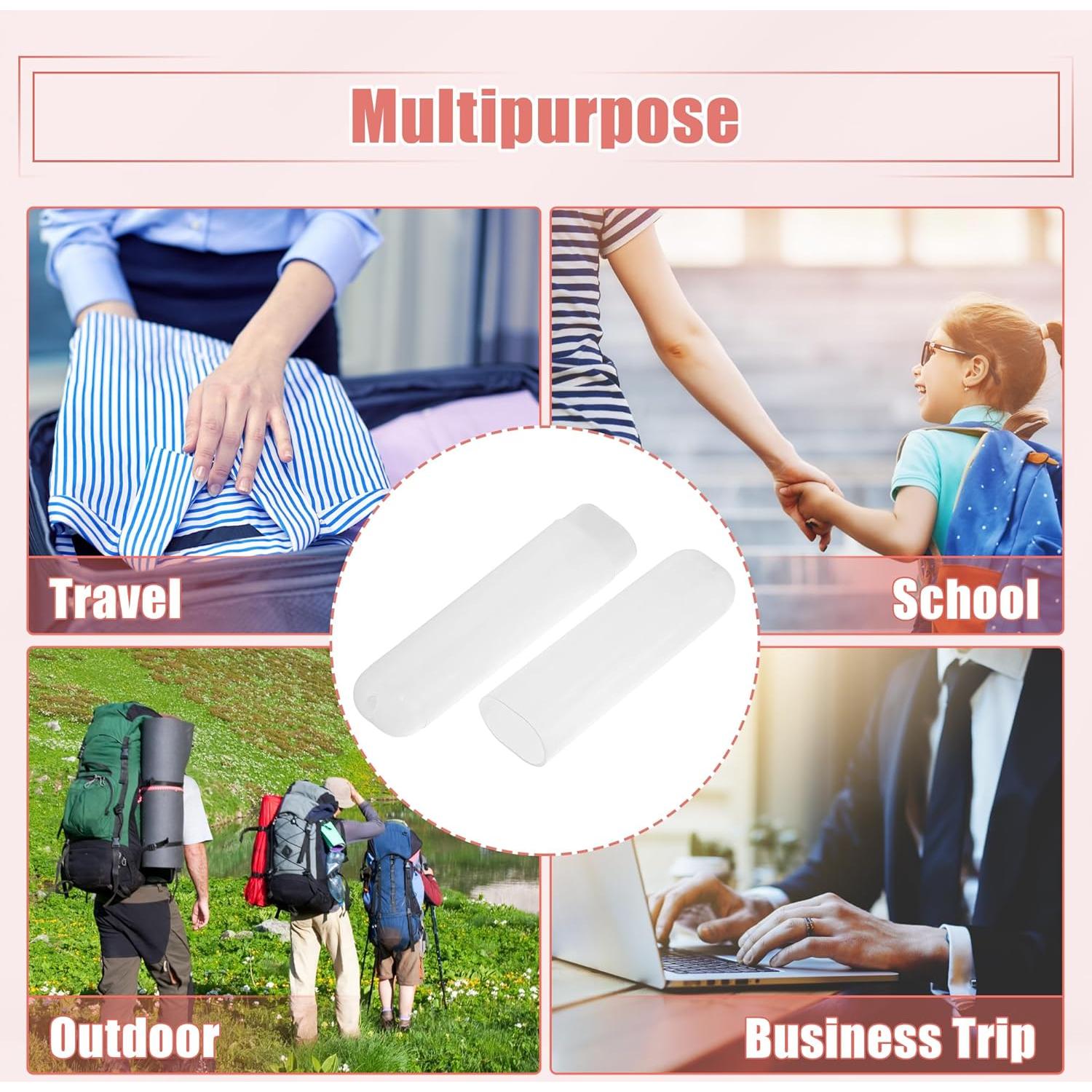 Estuche de Viaje para Cepillo de Dientes VOCOSTE Blanco 2 Pcs