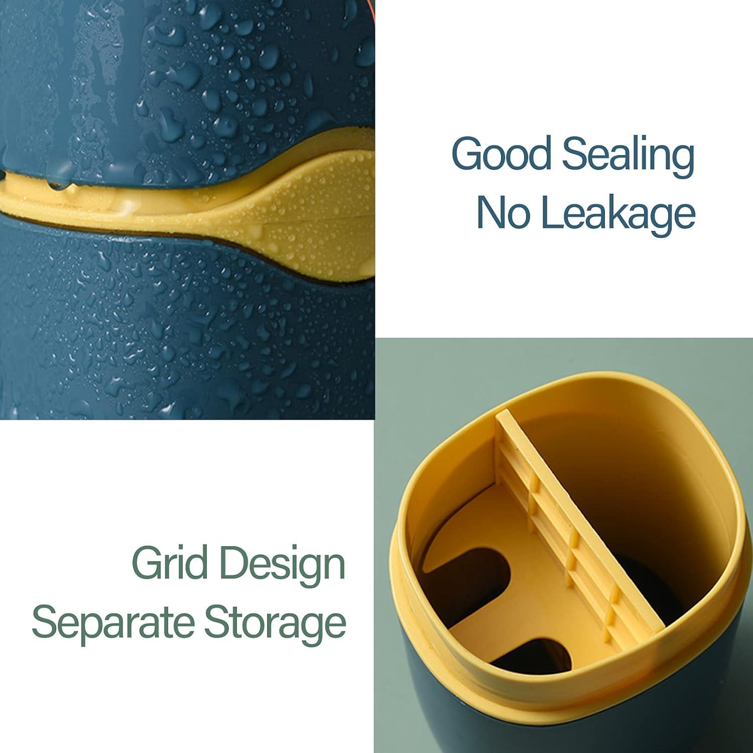 Estuche de Cepillo de Dientes Portátil SVVOOD Azul 3 en 1