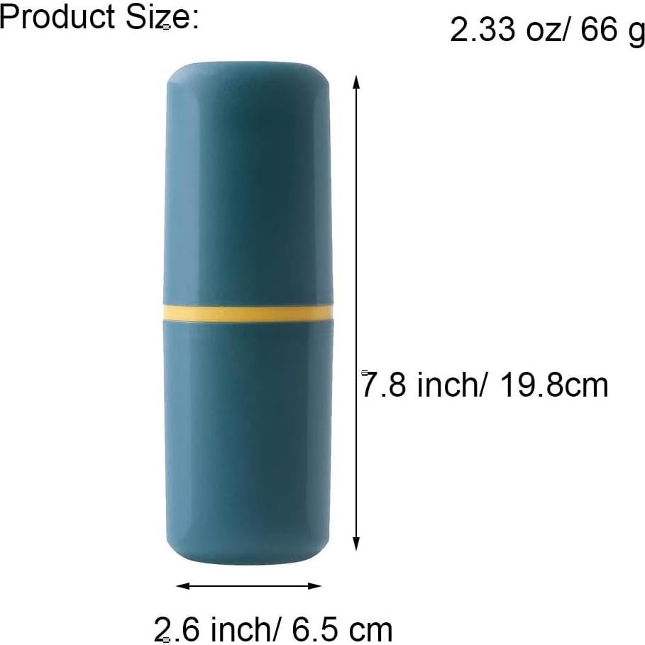 Funda de Cepillo de Dientes de Viaje YOETSPDS Verde Oscuro