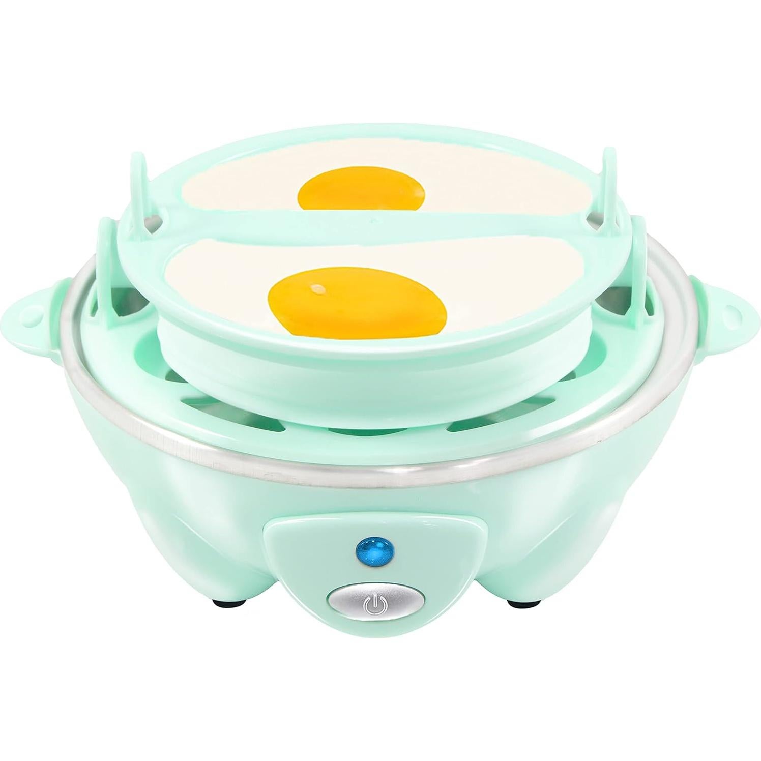 Cocinador de Huevos Elite Gourmet EGC700M, 7 Huevos Verde