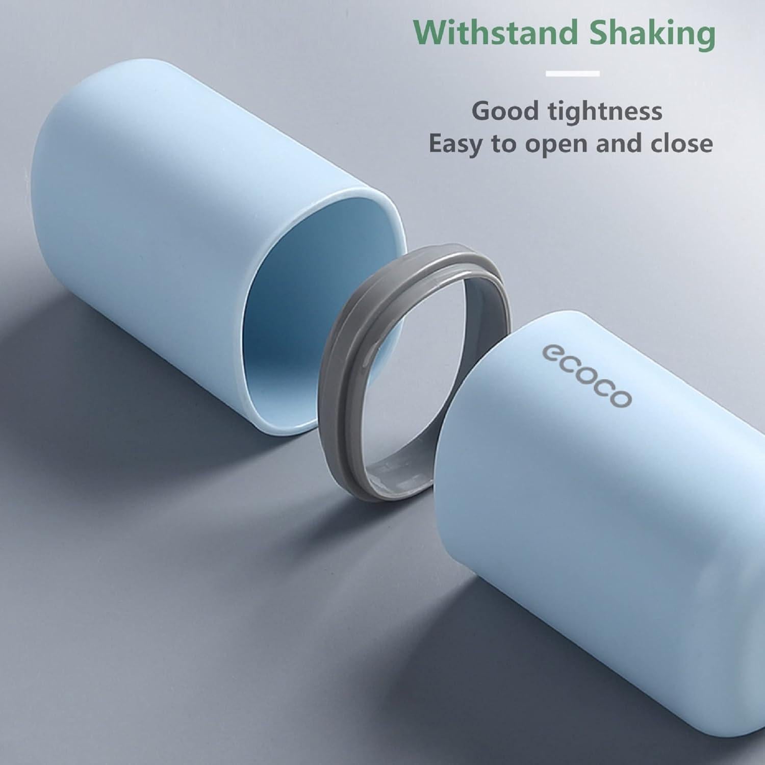 Estuche de Viaje para Cepillos de Dientes ZWCEGND 2 Piezas