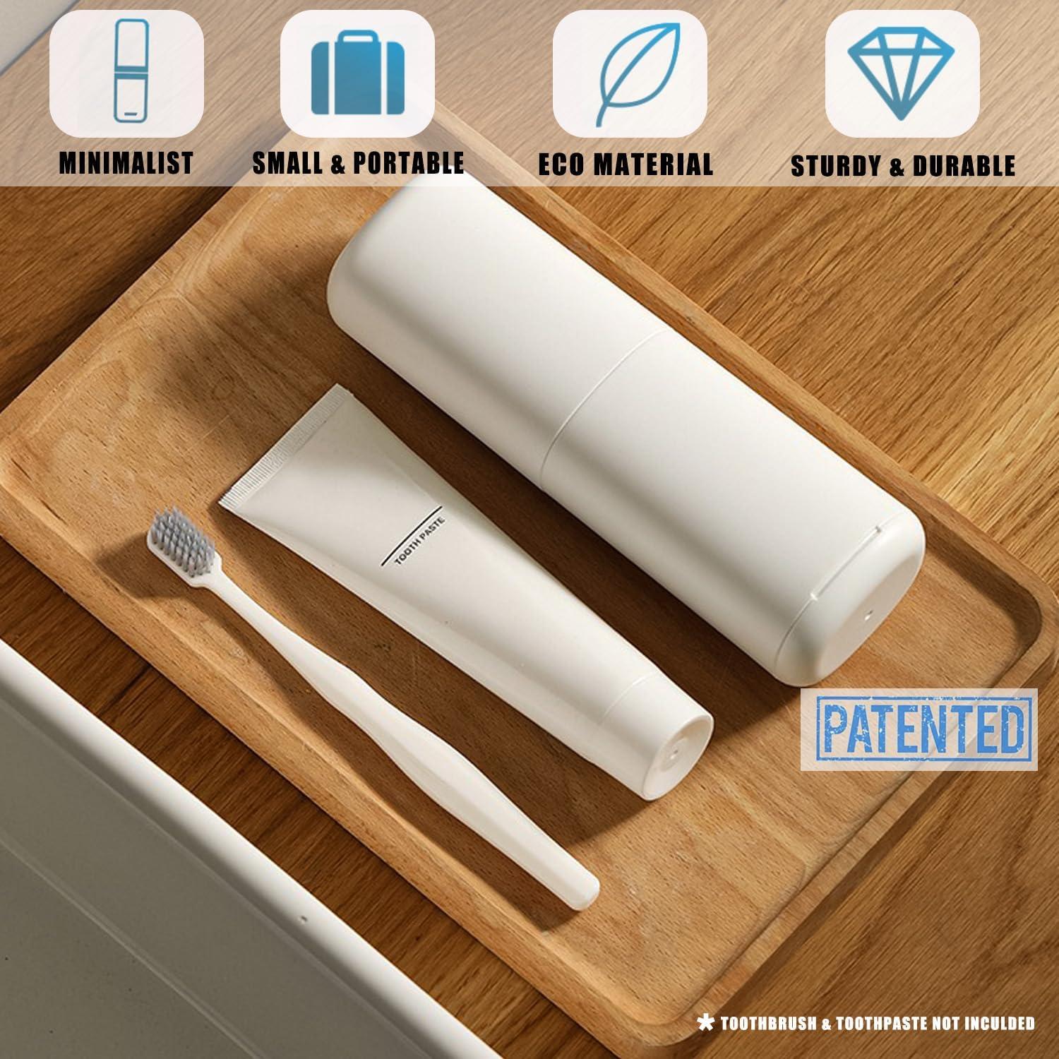 Estuche de Cepillo de Dientes DeTii Blanco 19.81 cm Viaje