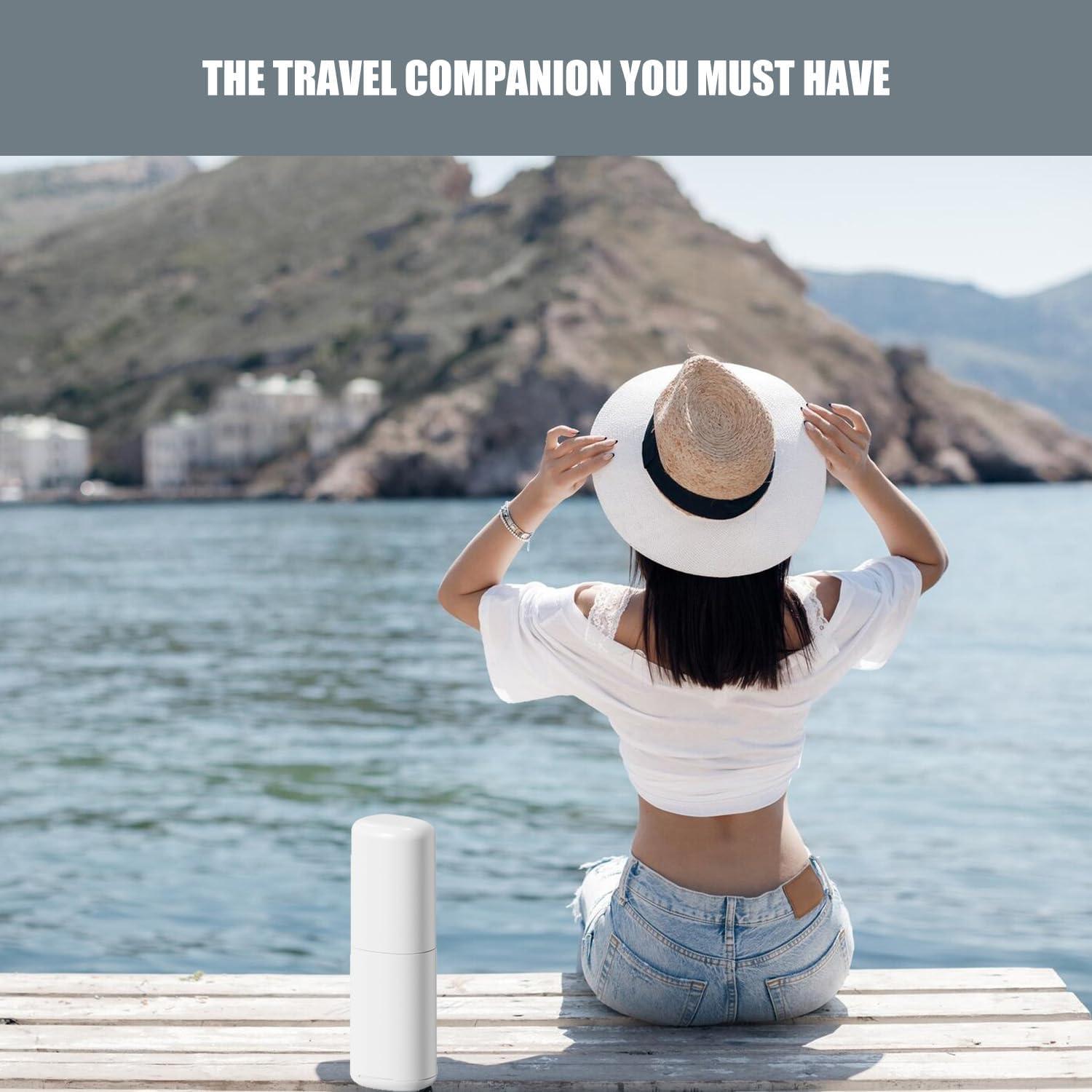 Estuche de Cepillo de Dientes DeTii Blanco 19.81 cm Viaje