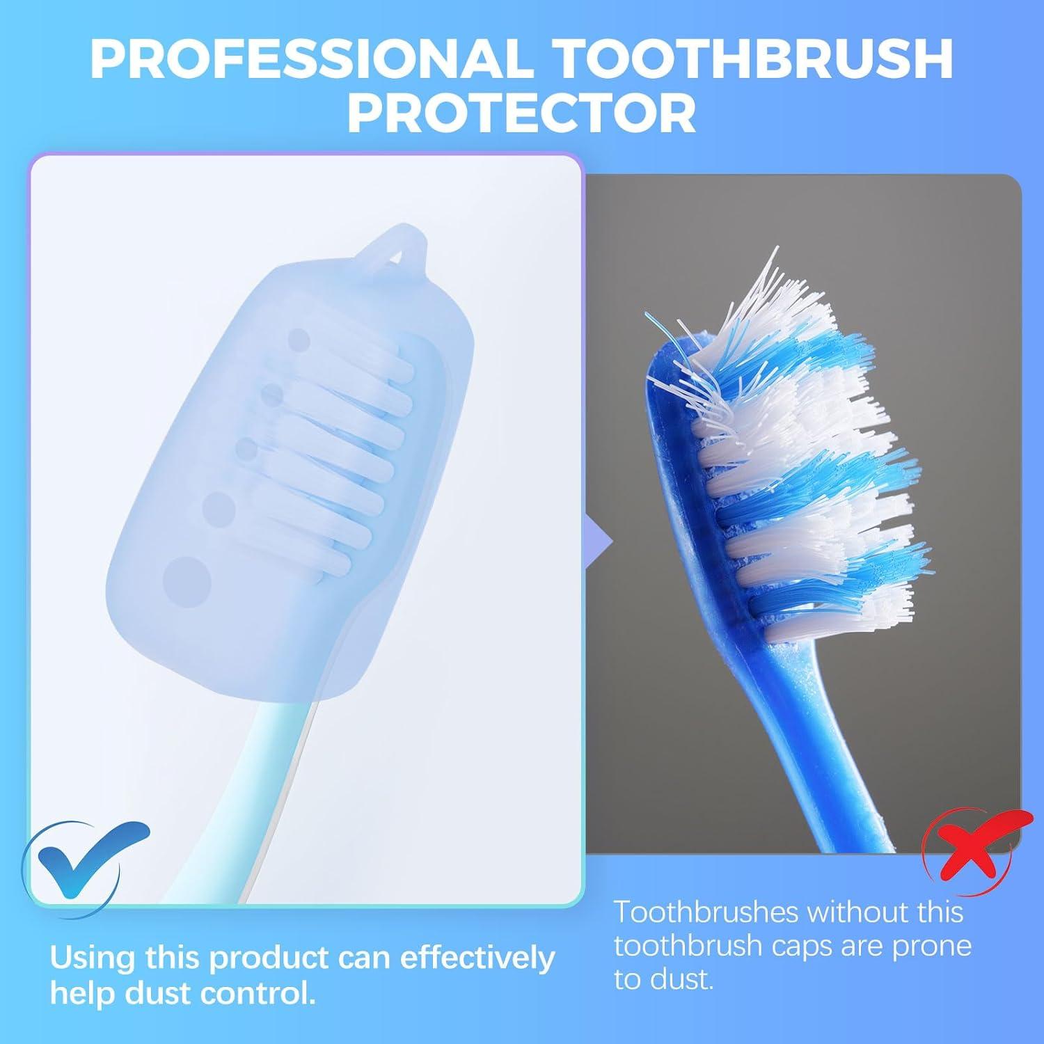 5 Cubiertas de Silicona para Cepillos de Dientes MOTAPS