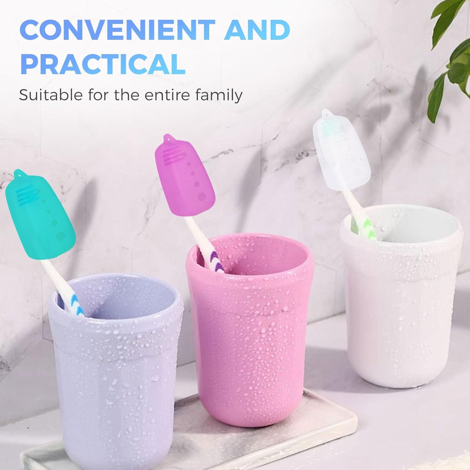 5 Cubiertas de Silicona para Cepillos de Dientes MOTAPS