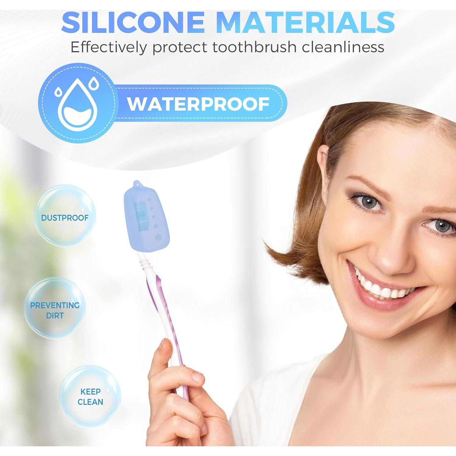 5 Cubiertas de Silicona para Cepillos de Dientes MOTAPS