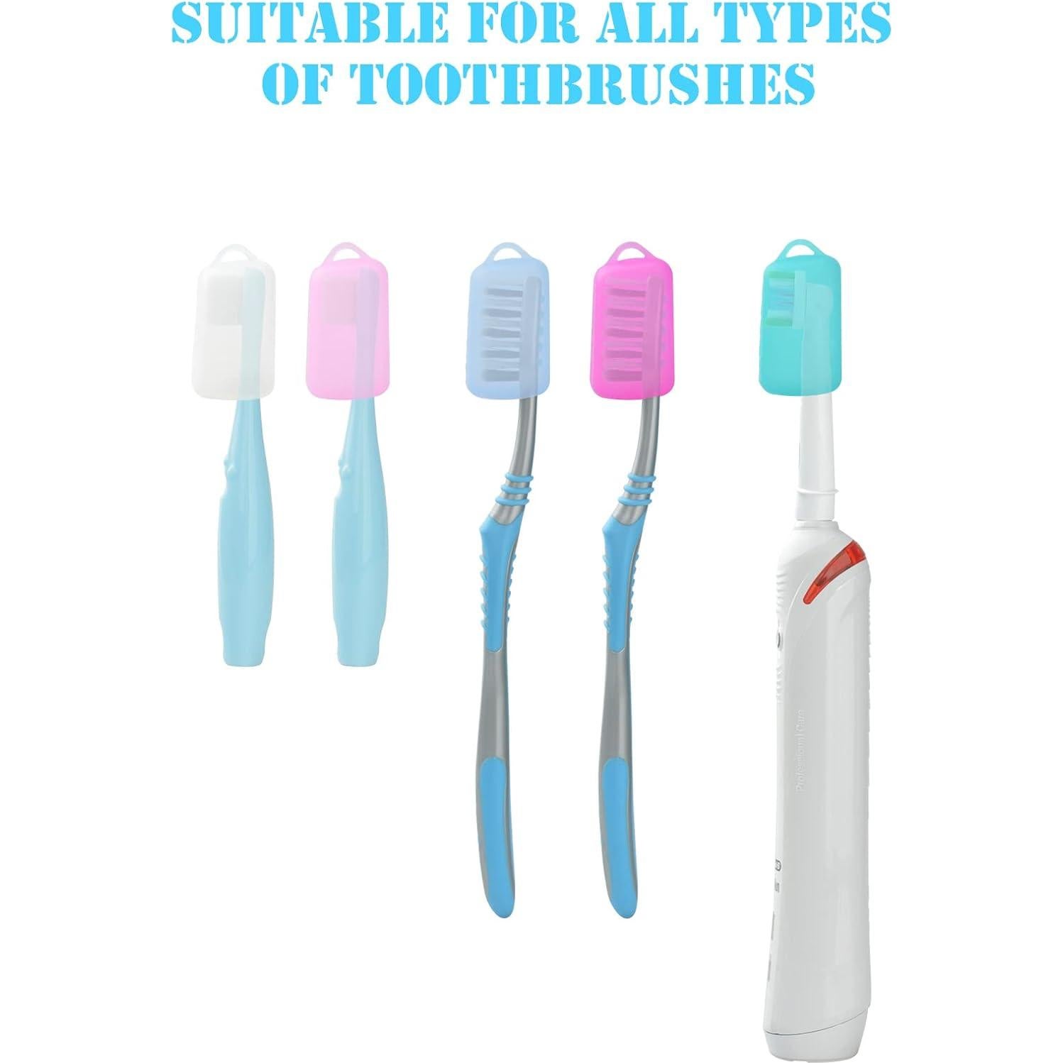 5 Cubiertas de Silicona para Cepillos de Dientes MOTAPS