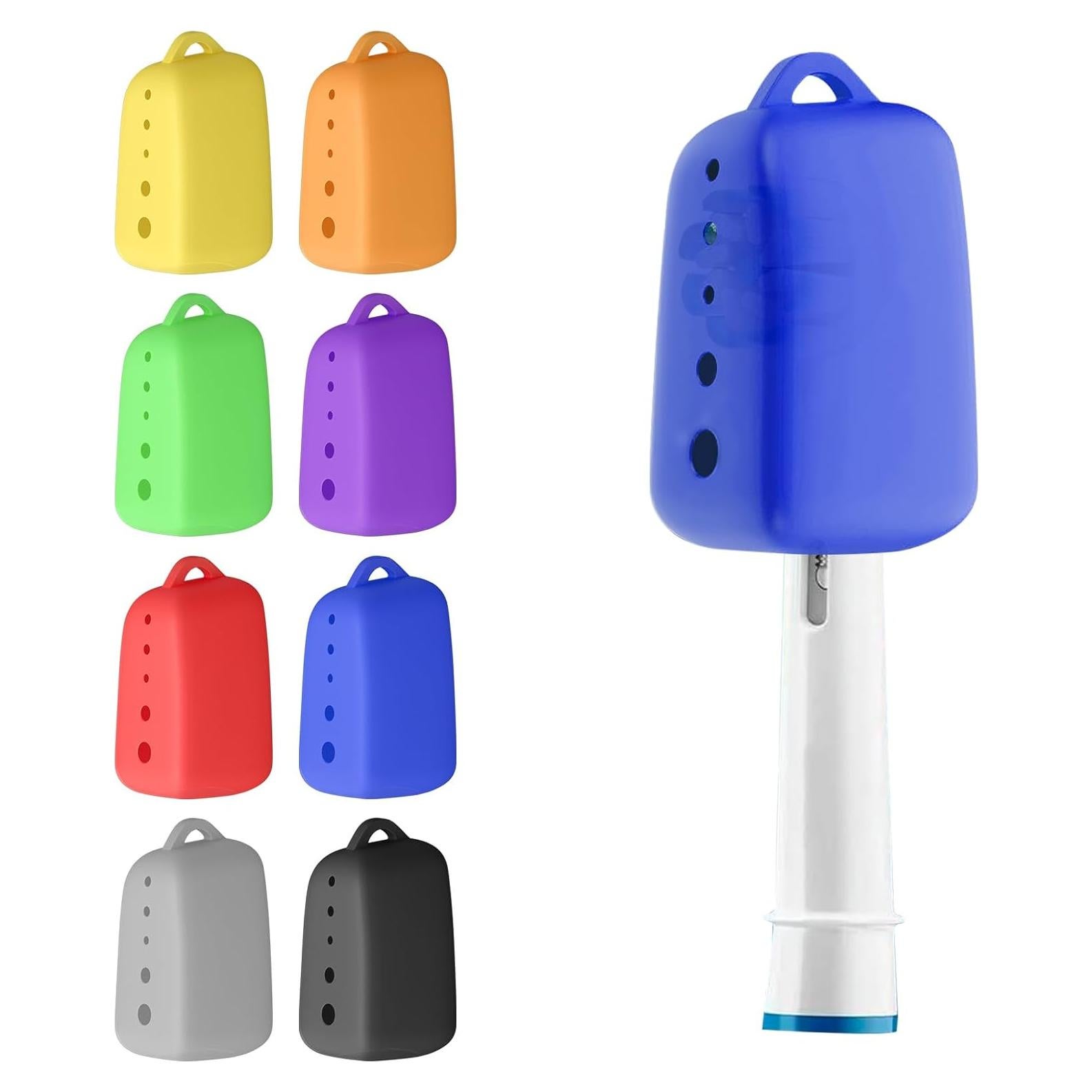 Paquete de 8 Cubiertas de Silicona MOTAPS para Cepillos de Dientes