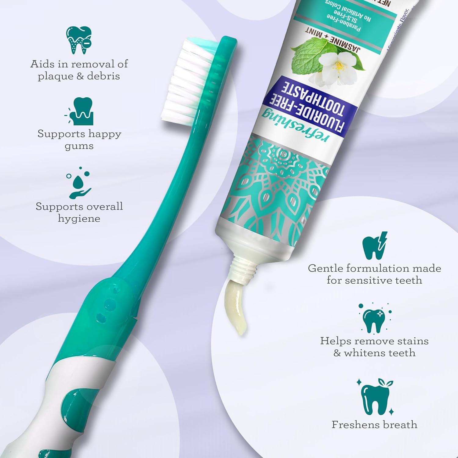 Cepillo de Dientes Plegable GuruNanda con Pasta Hidroxiapatita