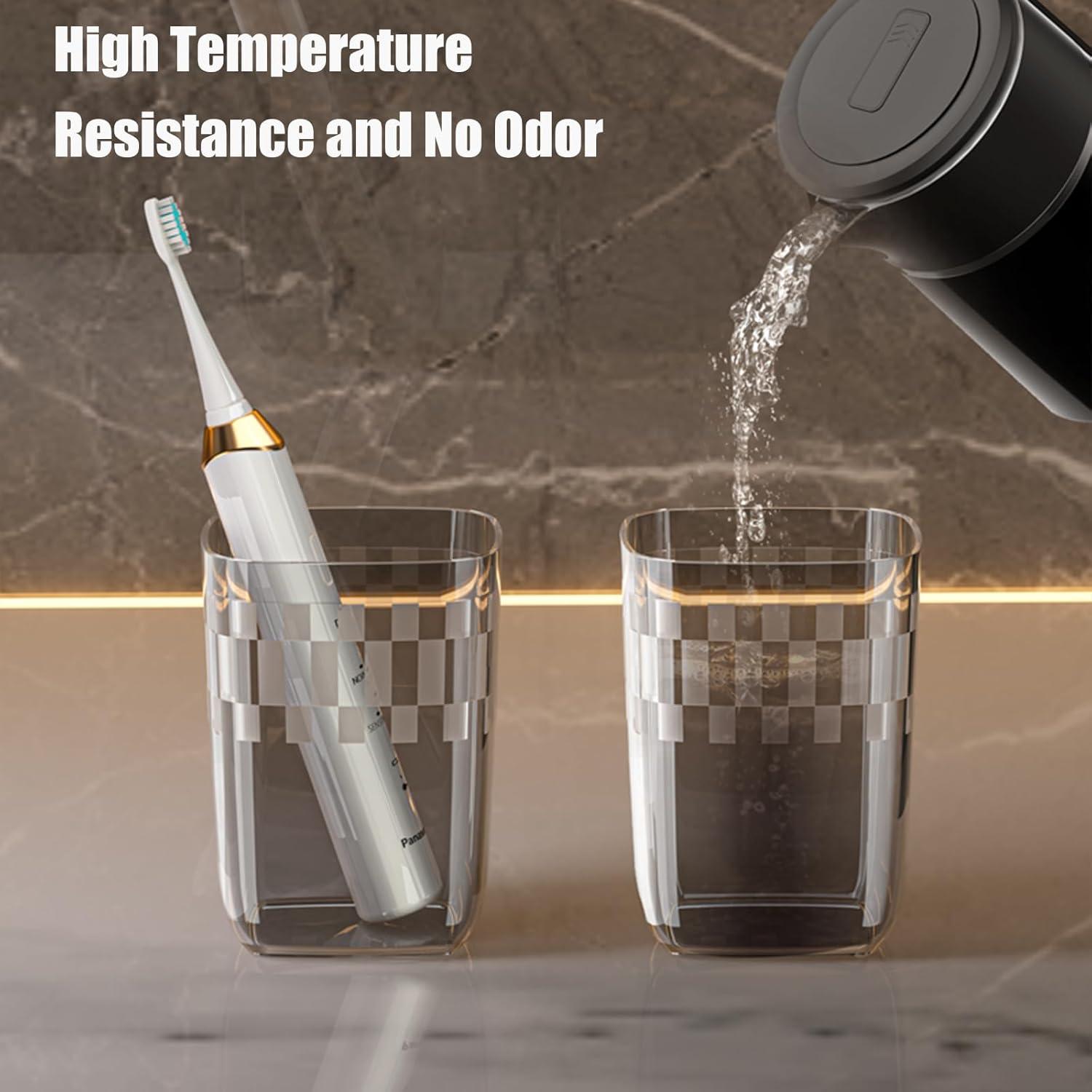 Vaso de Cepillo de Dientes de Viaje ZZFENGKR Negro