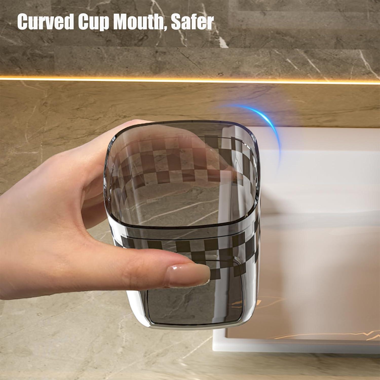 Vaso de Cepillo de Dientes de Viaje ZZFENGKR Negro