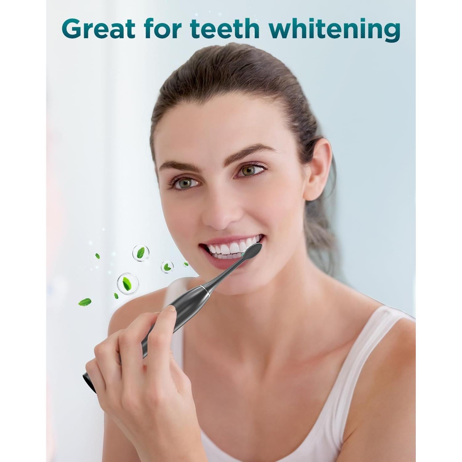 Cepillo de Dientes Eléctrico Rtauys Sónico Negro 5 Modos