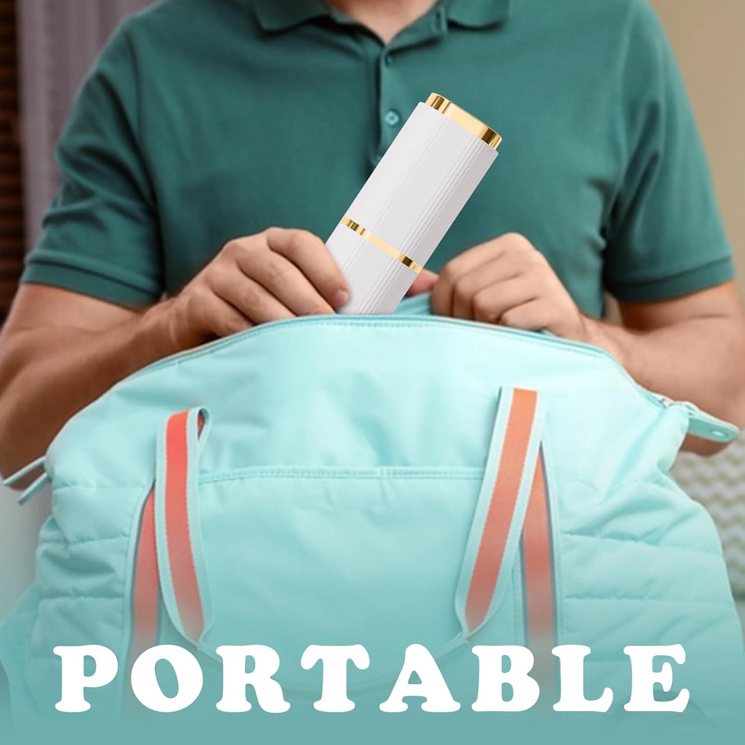 Estuche de Cepillo de Dientes JLNGTHONG 2 Piezas Rosa Blanco