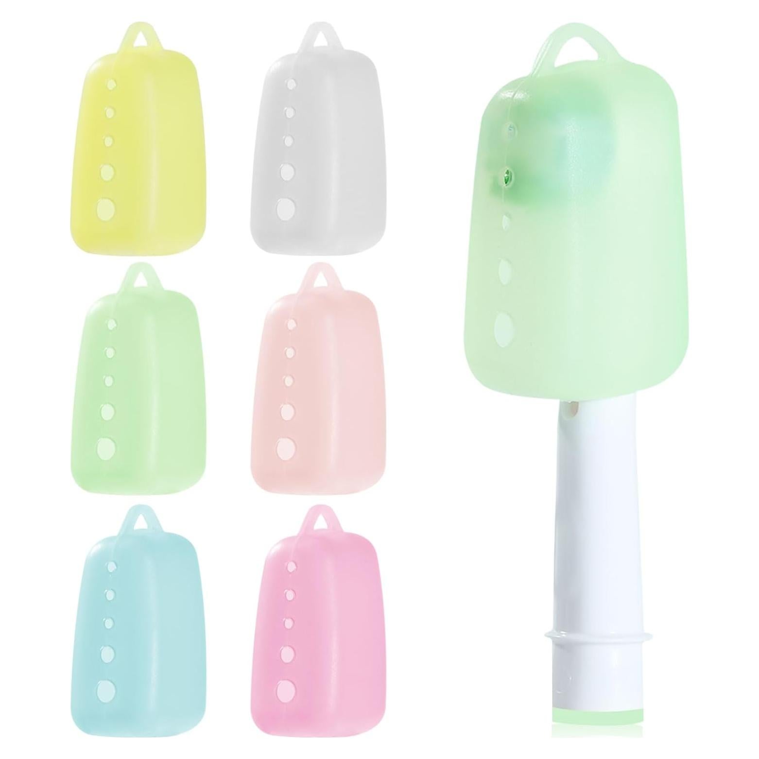 6 Fundas de Silicona para Cepillos de Dientes MOTAPS