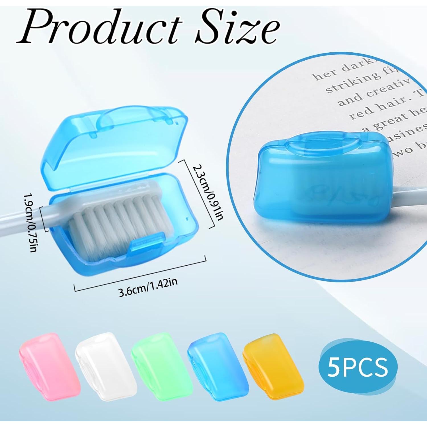 5 Cubiertas Protectores para Cabezas de Cepillo Trinkrittey