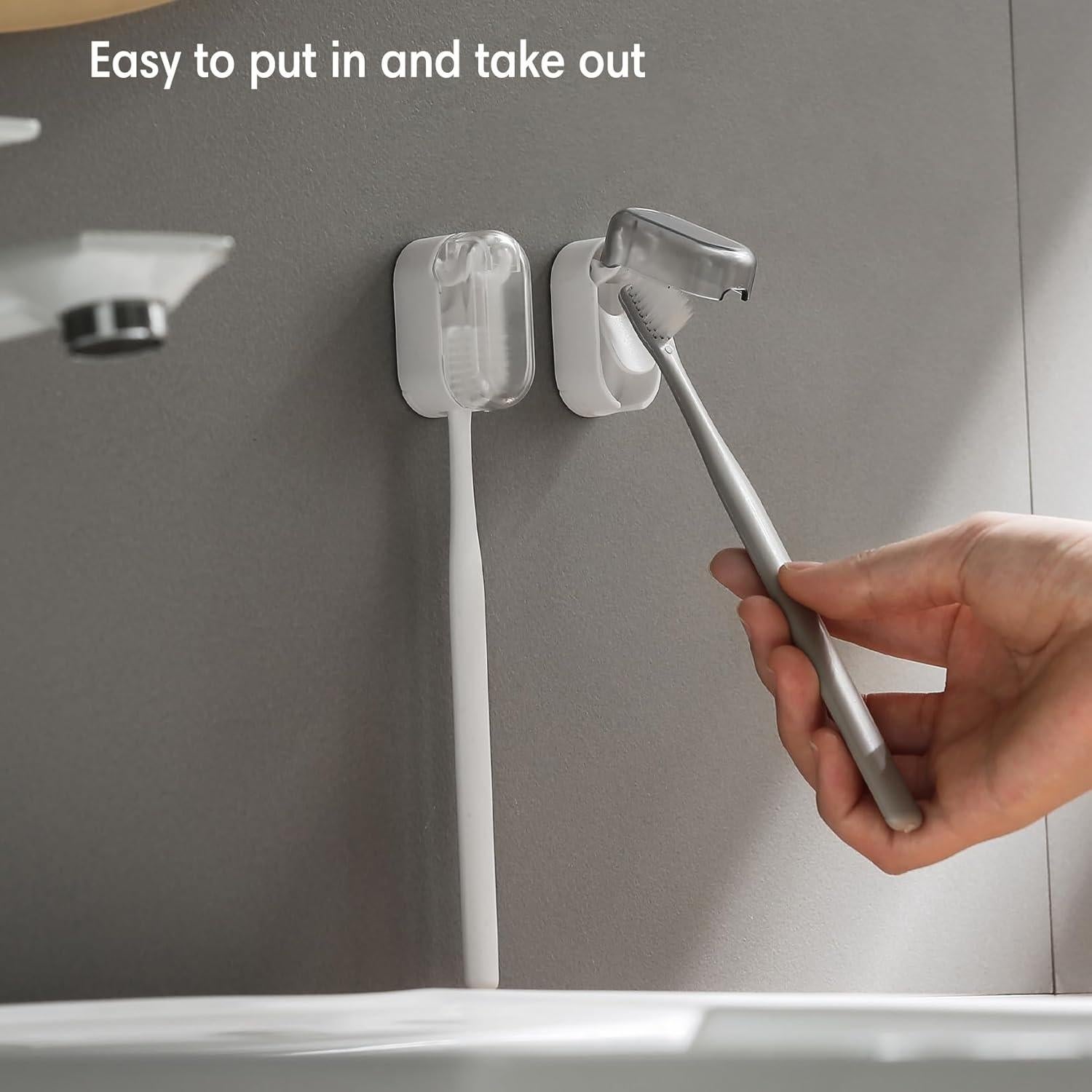 Cubiertas de Cabeza de Cepillo de Dientes Baluca 3 Pcs Blanco