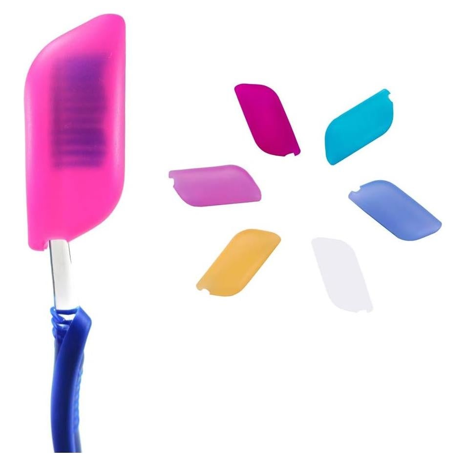 V-TOP 6 Cubiertas de Cepillo de Dientes Silicona Multicolor